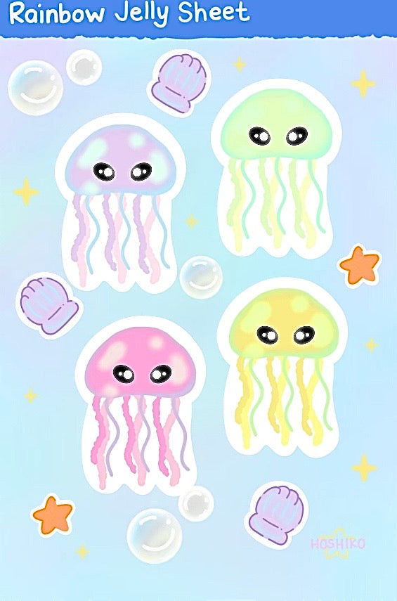 Jelly Rainbow Sheet