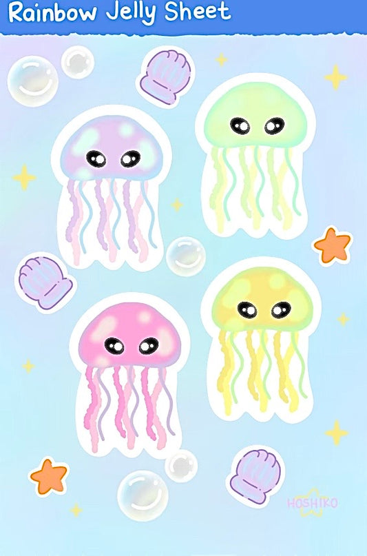 Jelly Rainbow Sheet